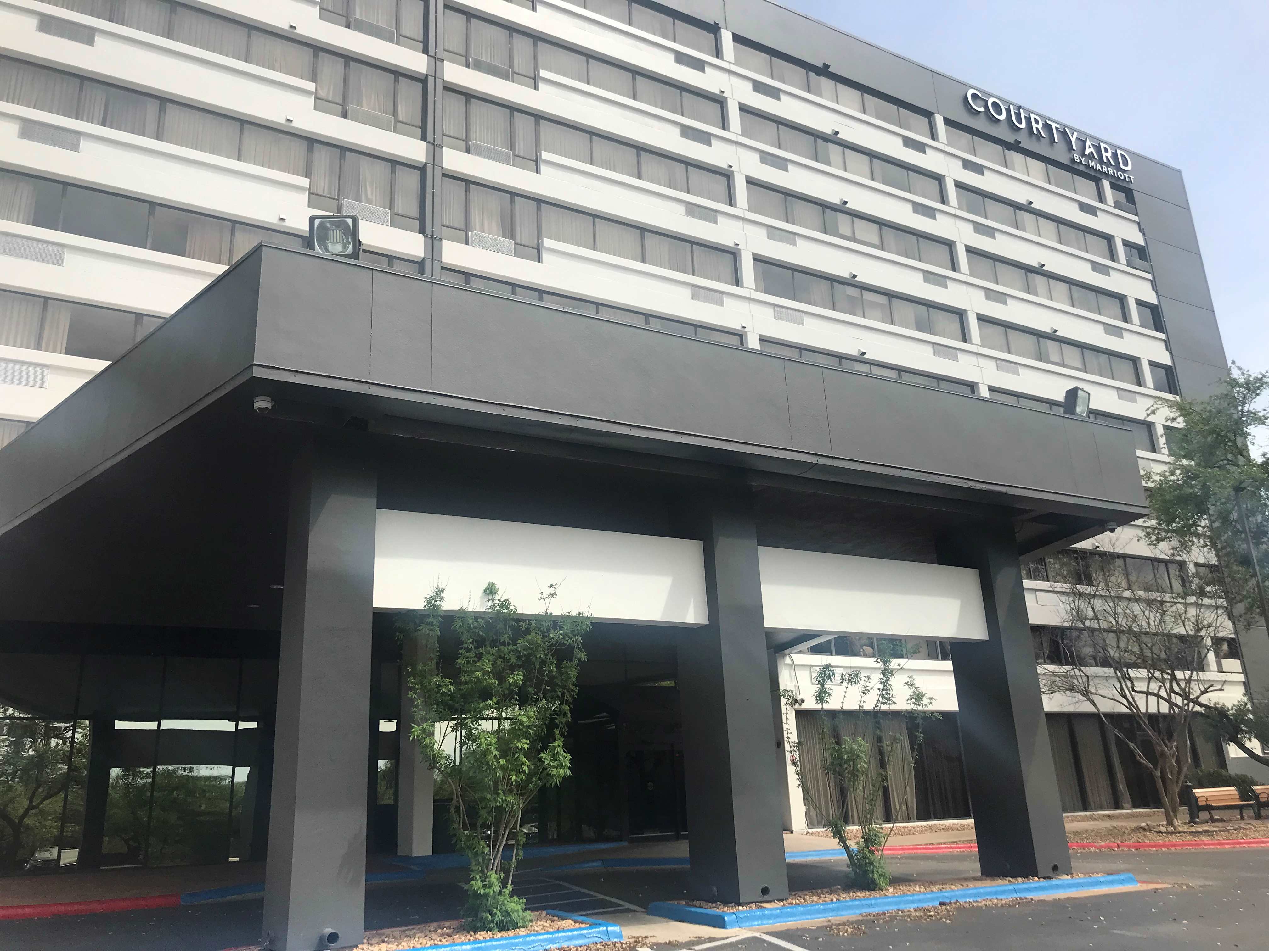 hotel door entrance